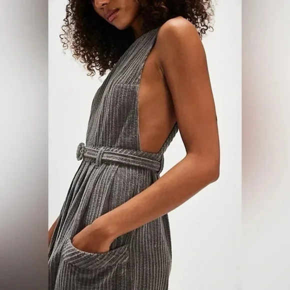 "WILL BE GONE SOON)The other side", "Courderoy midi dress"🩶 - Picture 4 of 17